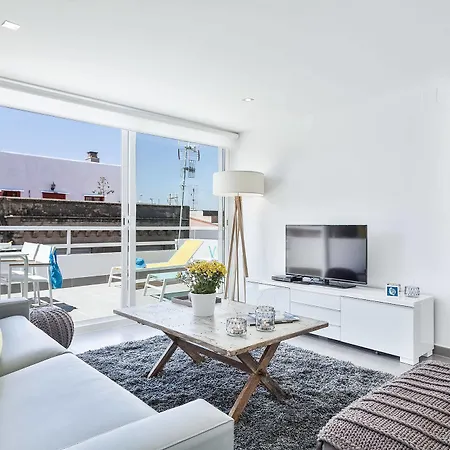 Group Blue&white Apartment Sitges